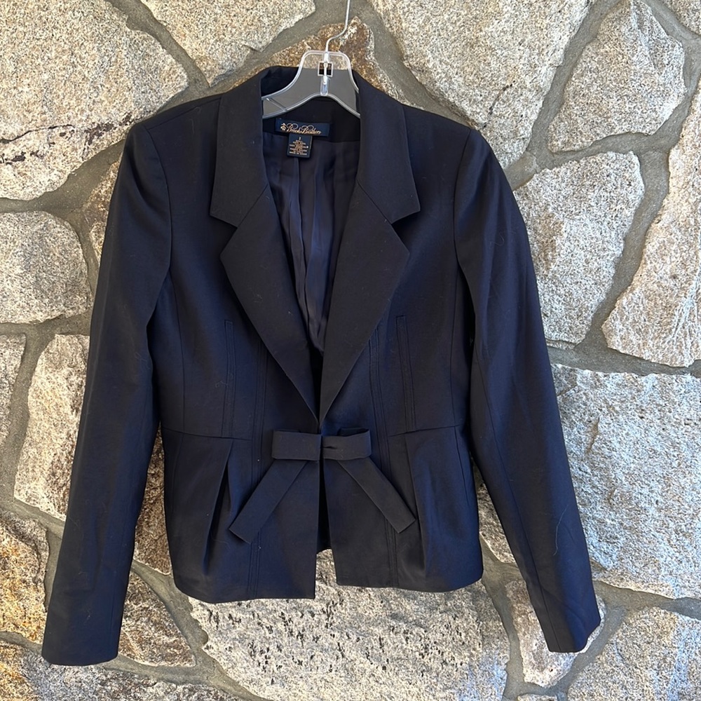 Brooks Brothers Navy Wool Blazer